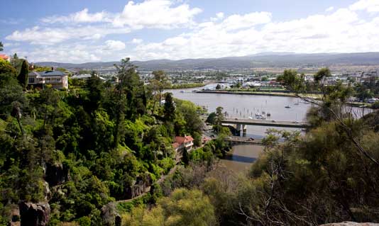 Launceston The city of Launceston - nice view, pity about the winter air