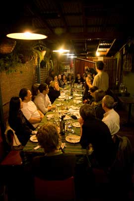 ts_ms1 It was a full table at the TransitionSydney Cafe Conversation with Michael Shuman.