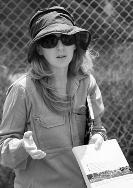 Gardening trainer, Emma Daniell, from Randwick Community Organic Garden.