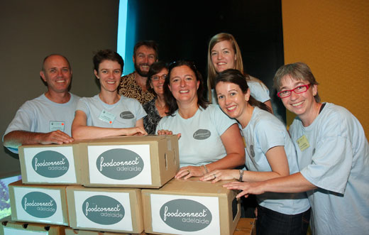 food_connect_launch The Food Connect Adelaide crew at the launch.