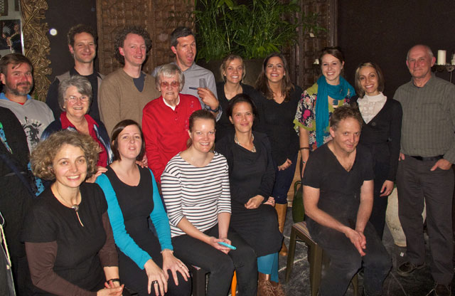 Some of the James Street Reserve Community Garden crew at the birthday celebration.
