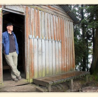 Return — hut on a point