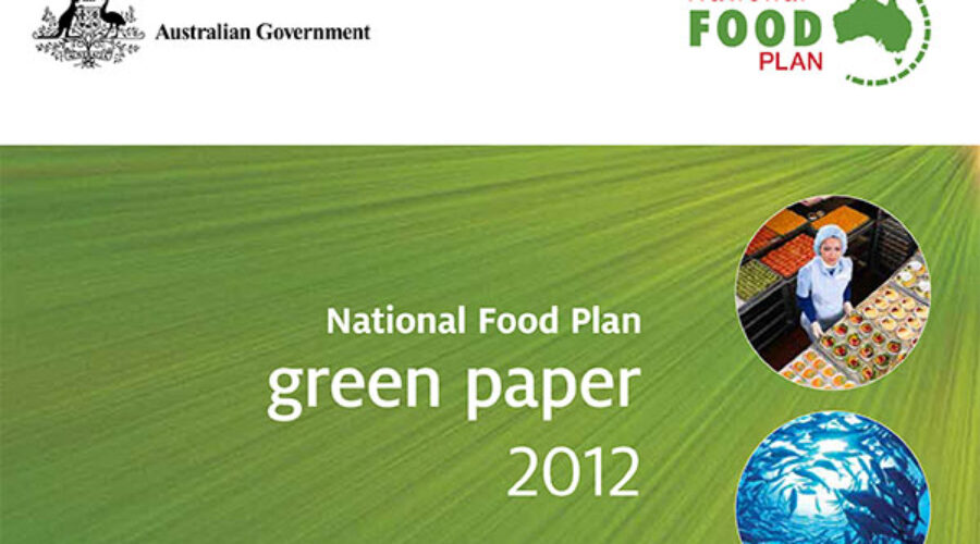 Media release on the National Food Plan